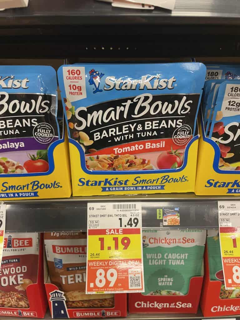 starkist tuna pouches kroger shelf image (3)
