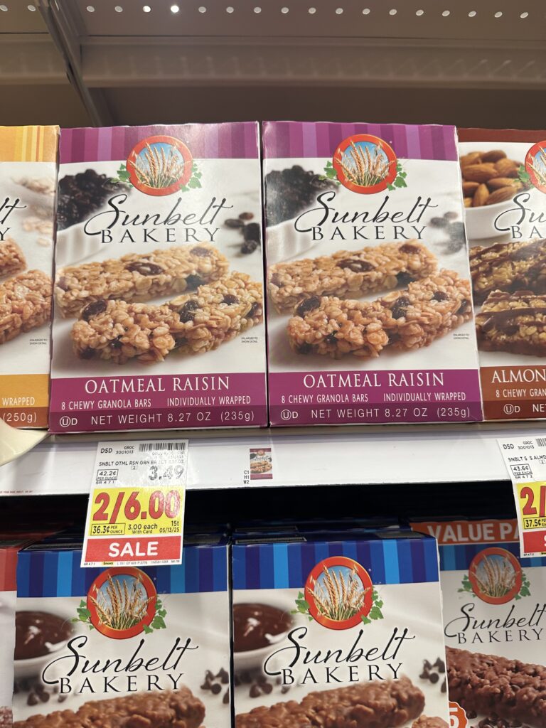 sun belt bars kroger shelf image (1)