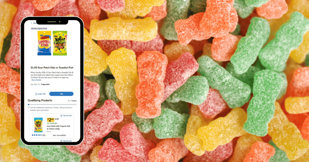 swedish fish and sour patch kids digital
