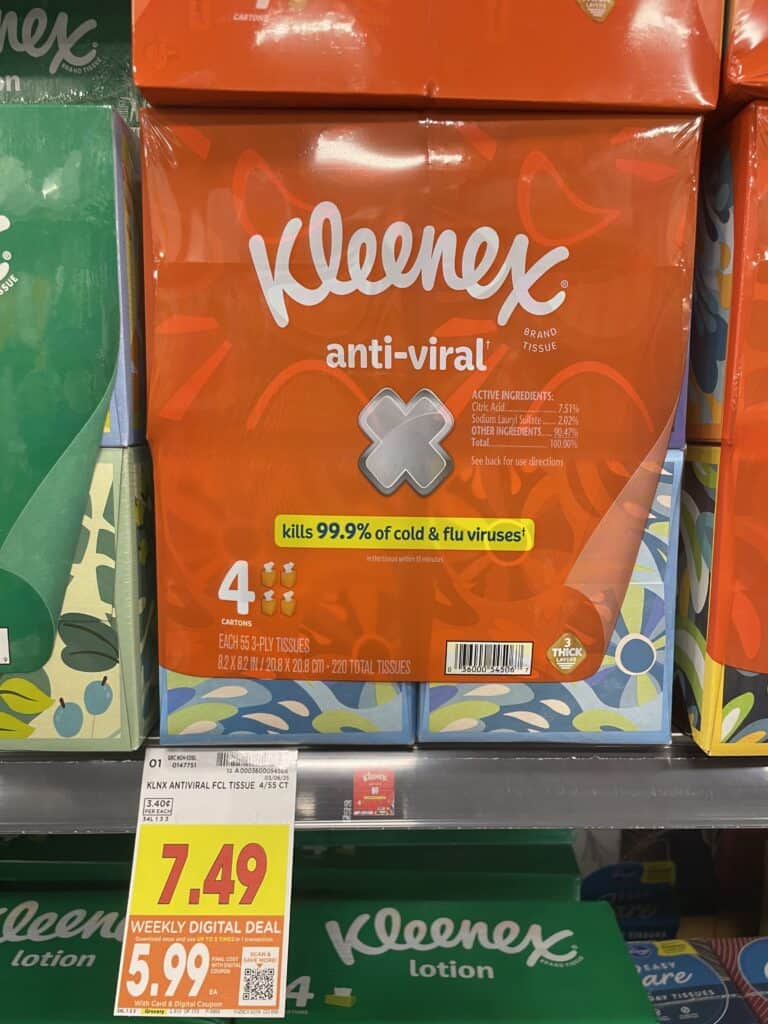 viva, kleenex and cottonelle kroger shelf image (7)