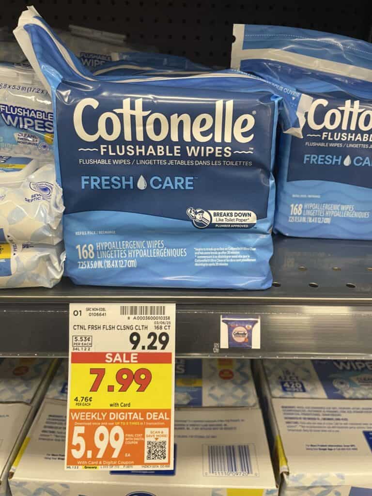 viva, kleenex and cottonelle kroger shelf image (7)