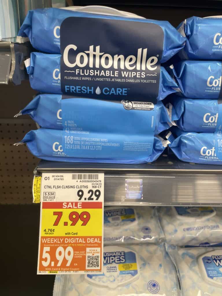 viva, kleenex and cottonelle kroger shelf image (7)
