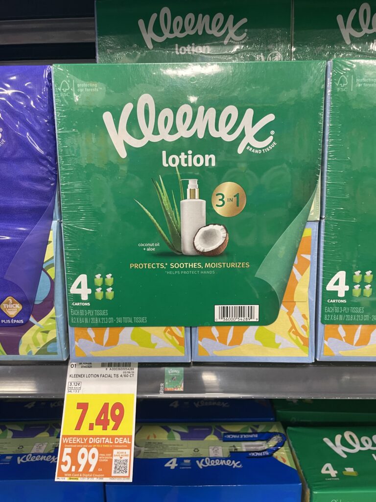 viva, kleenex and cottonelle kroger shelf image (7)