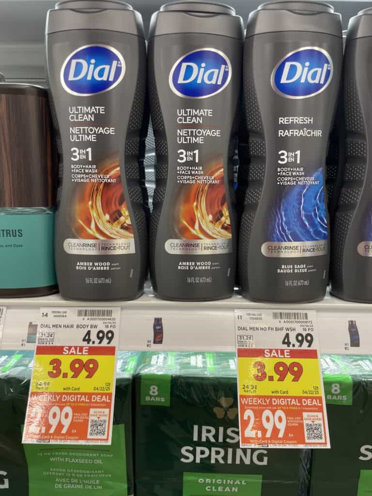 Dial Body Wash Kroger Shelf Image