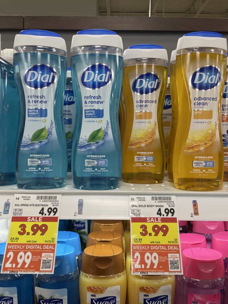 Dial Body Wash Kroger Shelf Image