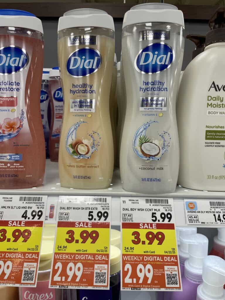 Dial Body Wash Kroger Shelf Image