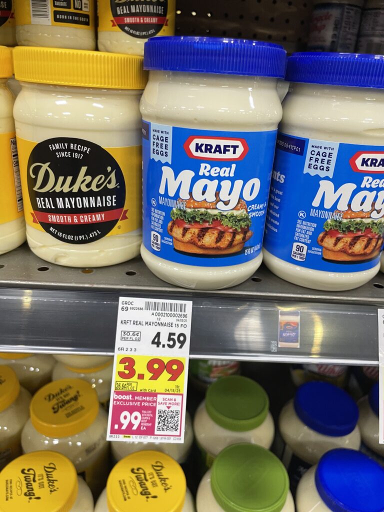 Kraft mayo kroger shelf images