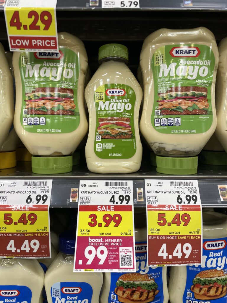 Kraft mayo kroger shelf images