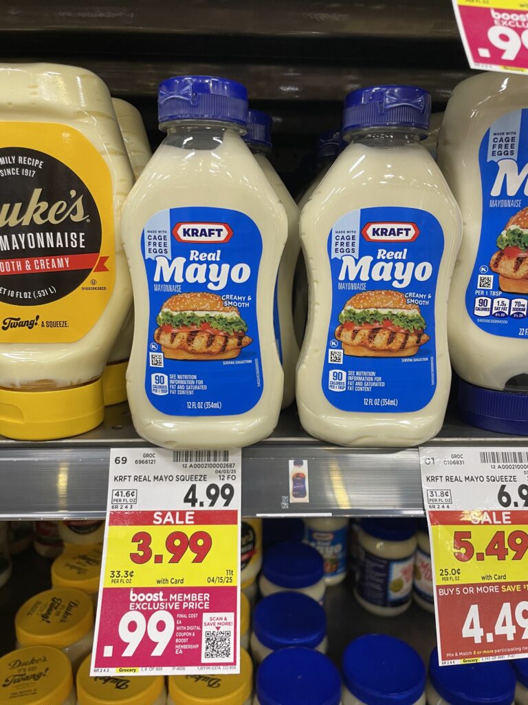 Kraft mayo kroger shelf images