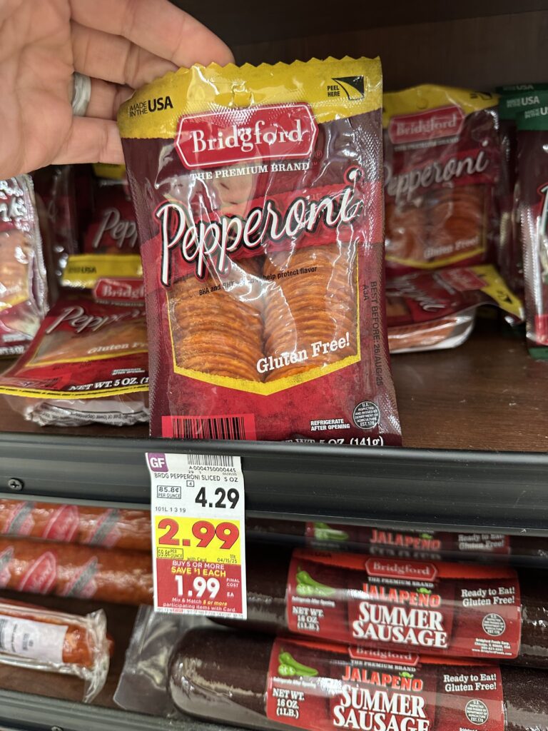 Bridgeford Pepperoni KRoger Shelf Image