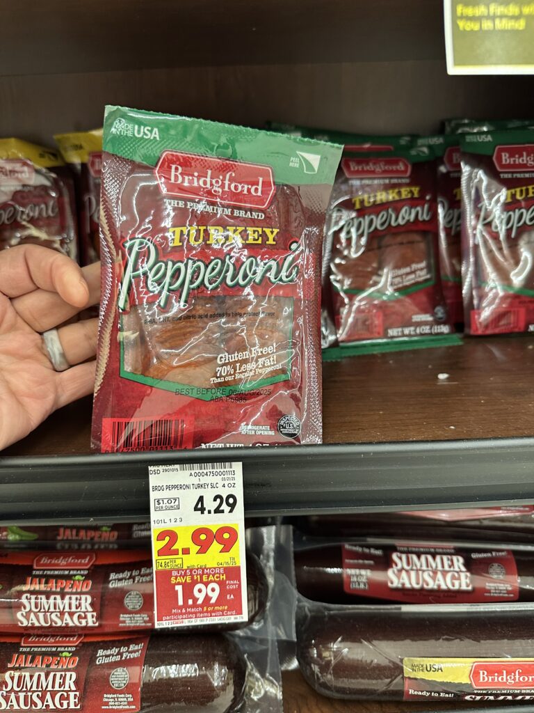 Bridgeford Pepperoni KRoger Shelf Image