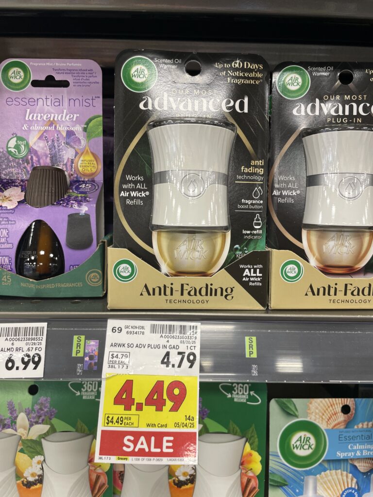 air wick advanced warmers kroger shelf image