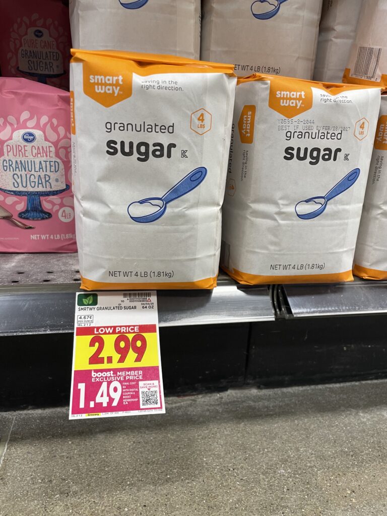 Kroger sugar shelf image