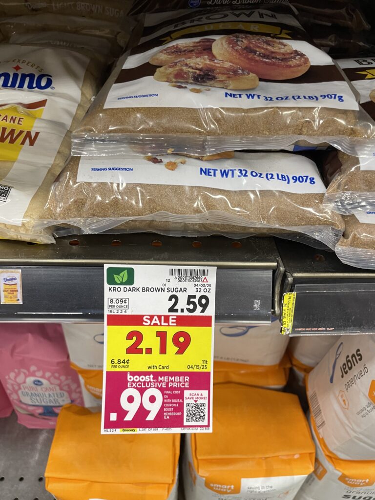 Kroger sugar shelf image