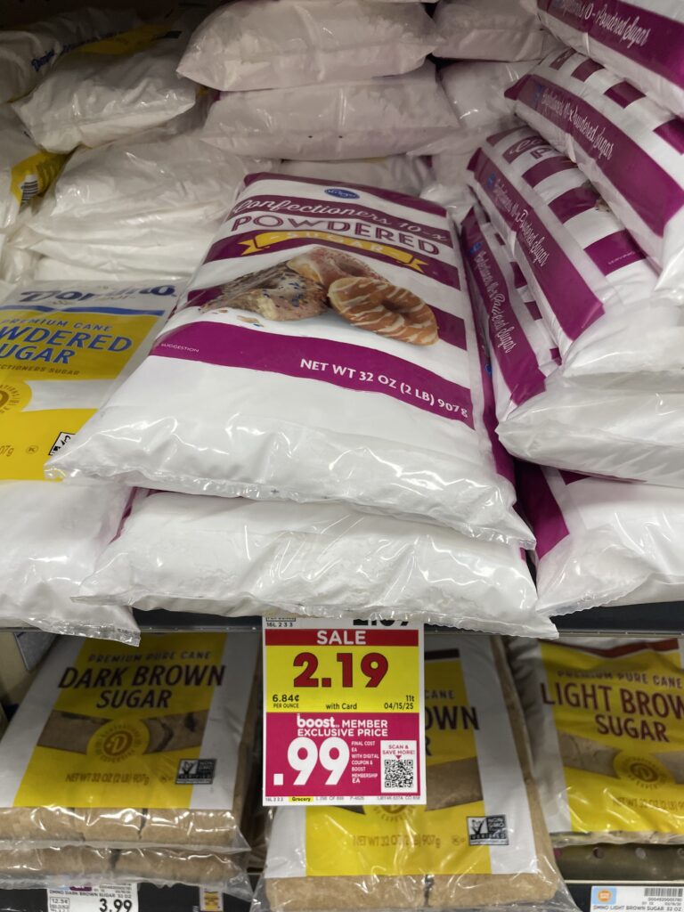 Kroger sugar shelf image