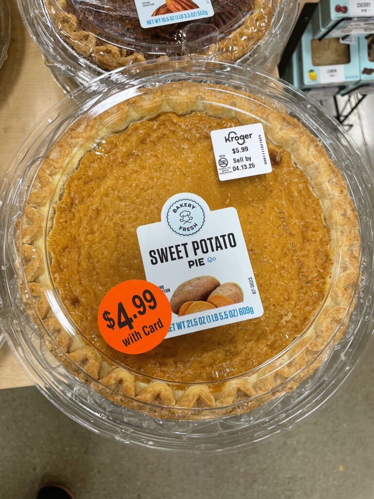 Kroger fruit pies shelf image