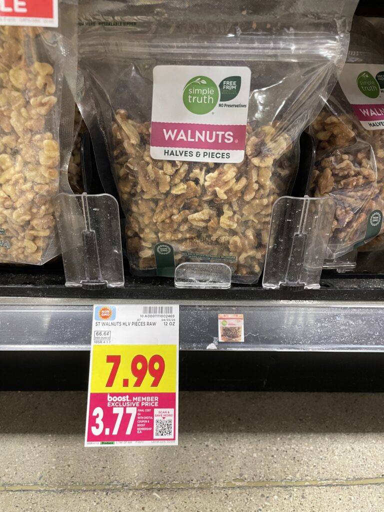 simple truth walnuts kroger shelf image