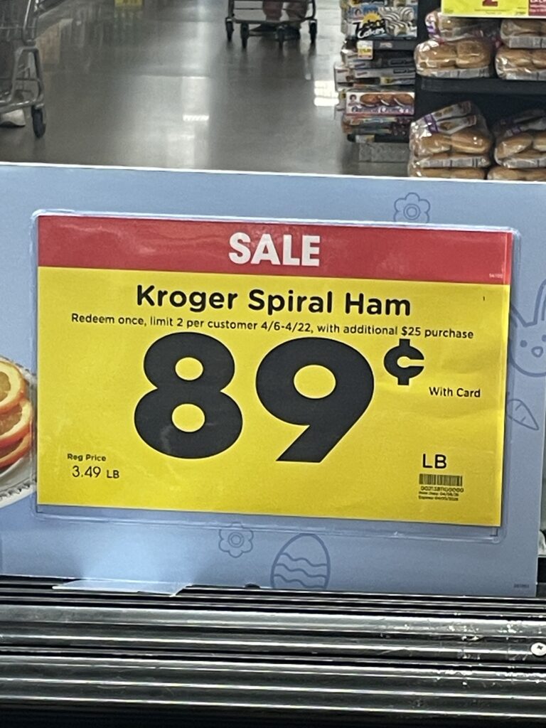 Kroger Spiral Ham Shelf Images