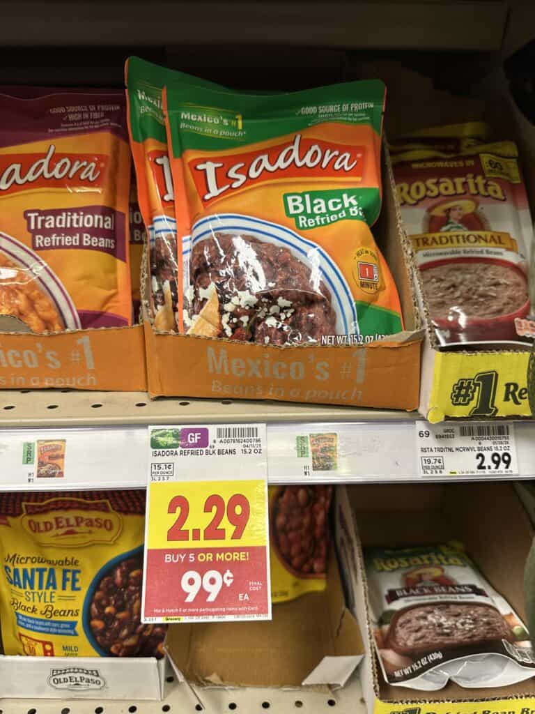 Isadora beans Kroger Shelf Image
