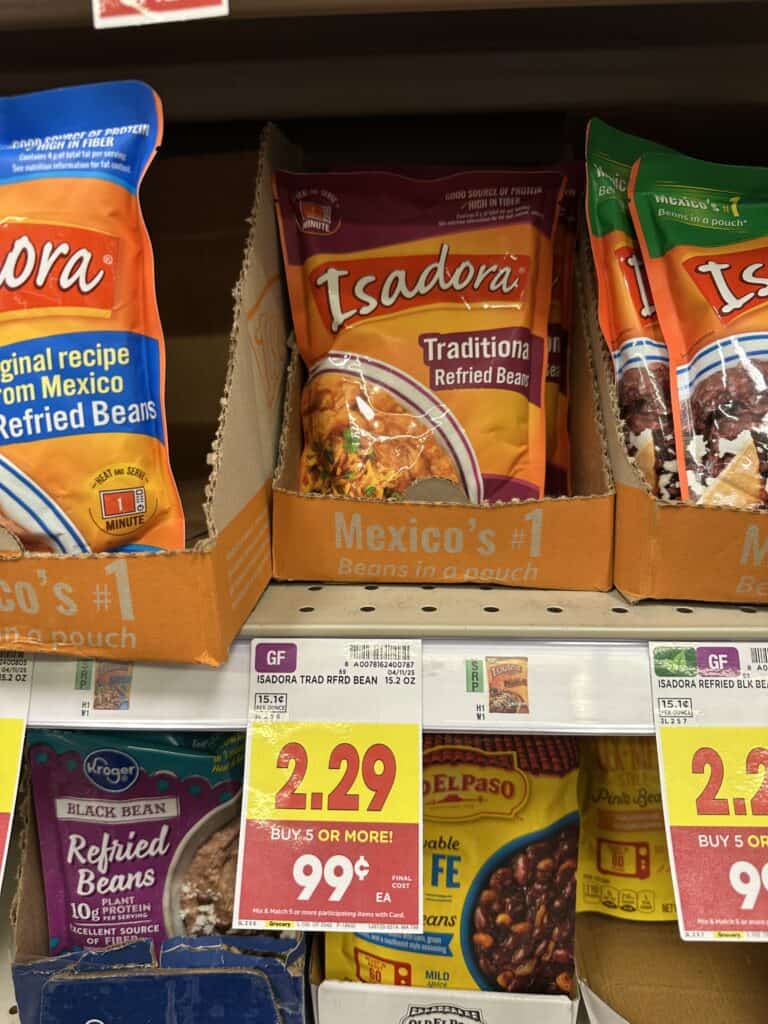 Isadora beans Kroger Shelf Image