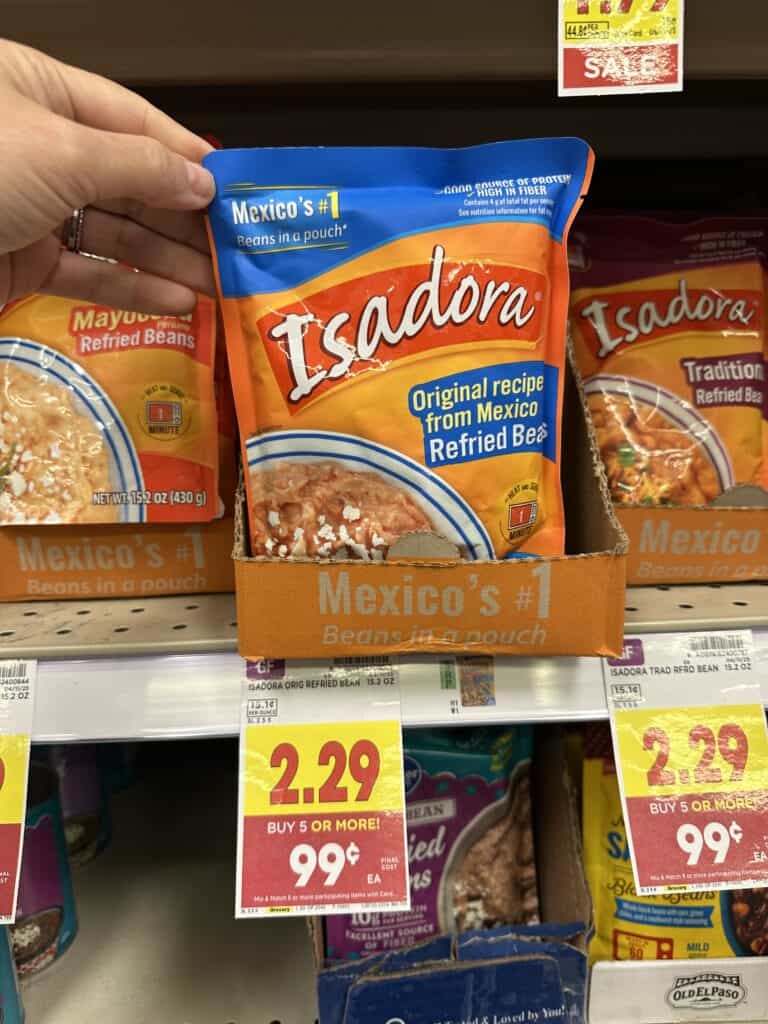 Isadora beans Kroger Shelf Image