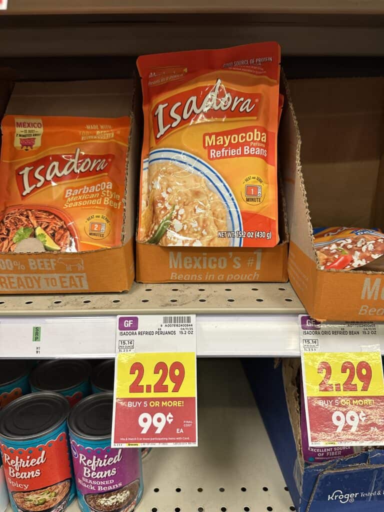 Isadora beans Kroger Shelf Image