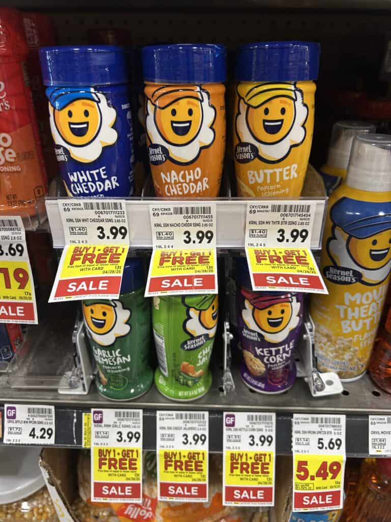 kernel season's seasoning kroger shelf image