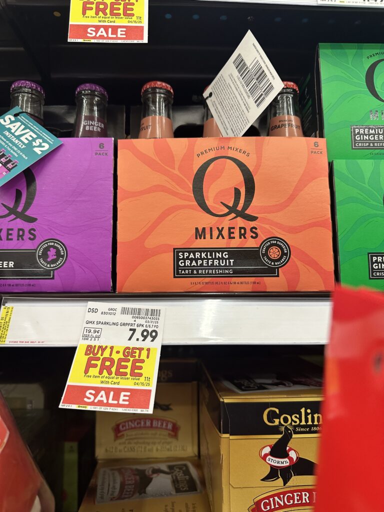 Q Mixers Kroger Shelf Images 