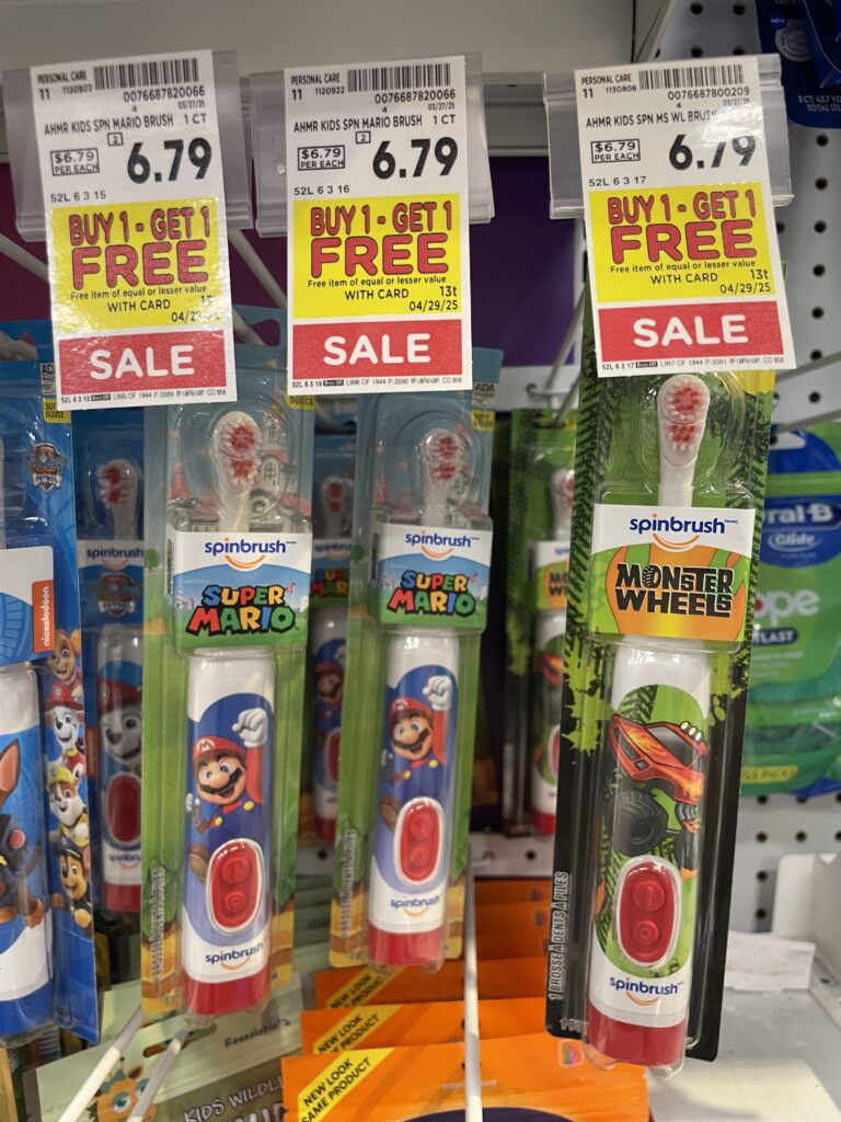 arm and hammer spinbrush kroger shelf image (1)