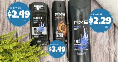 axe body wash, deodorant and spray kroger krazy