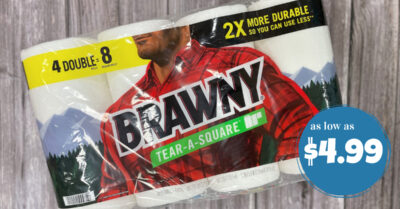 brawny paper towels kroger krazy