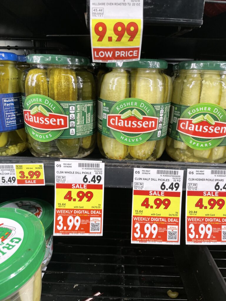 claussen pickles kroger shelf image (1)