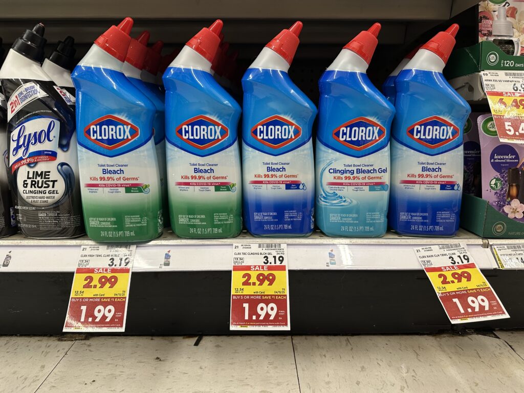 clorox toilet bowl cleaners kroger shelf image