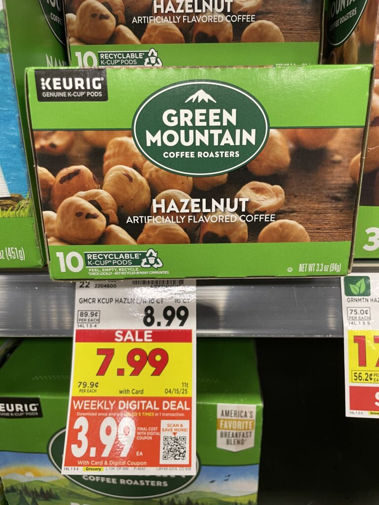 coffee kcups kroger shelf image (1)