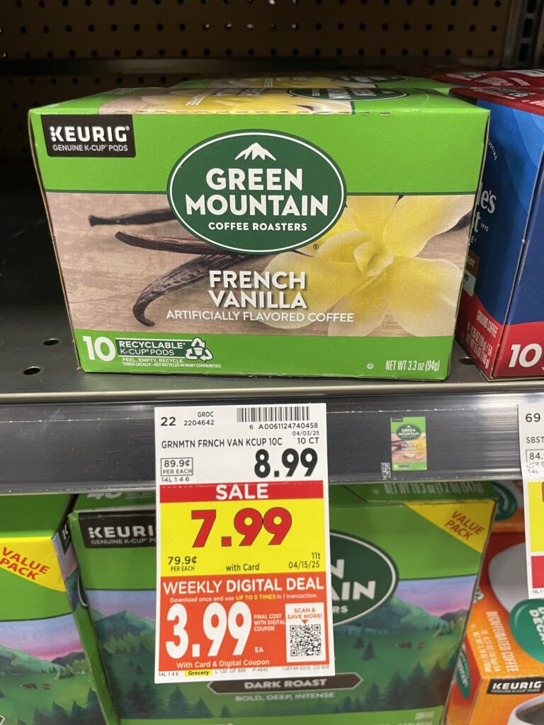 coffee kcups kroger shelf image (1)