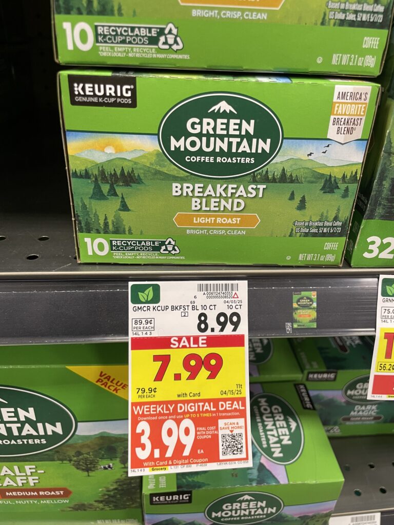 coffee kcups kroger shelf image (1)