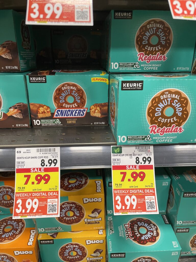 coffee kcups kroger shelf image (1)