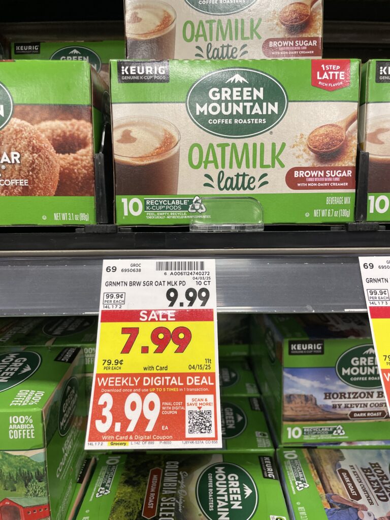 coffee kcups kroger shelf image (1)