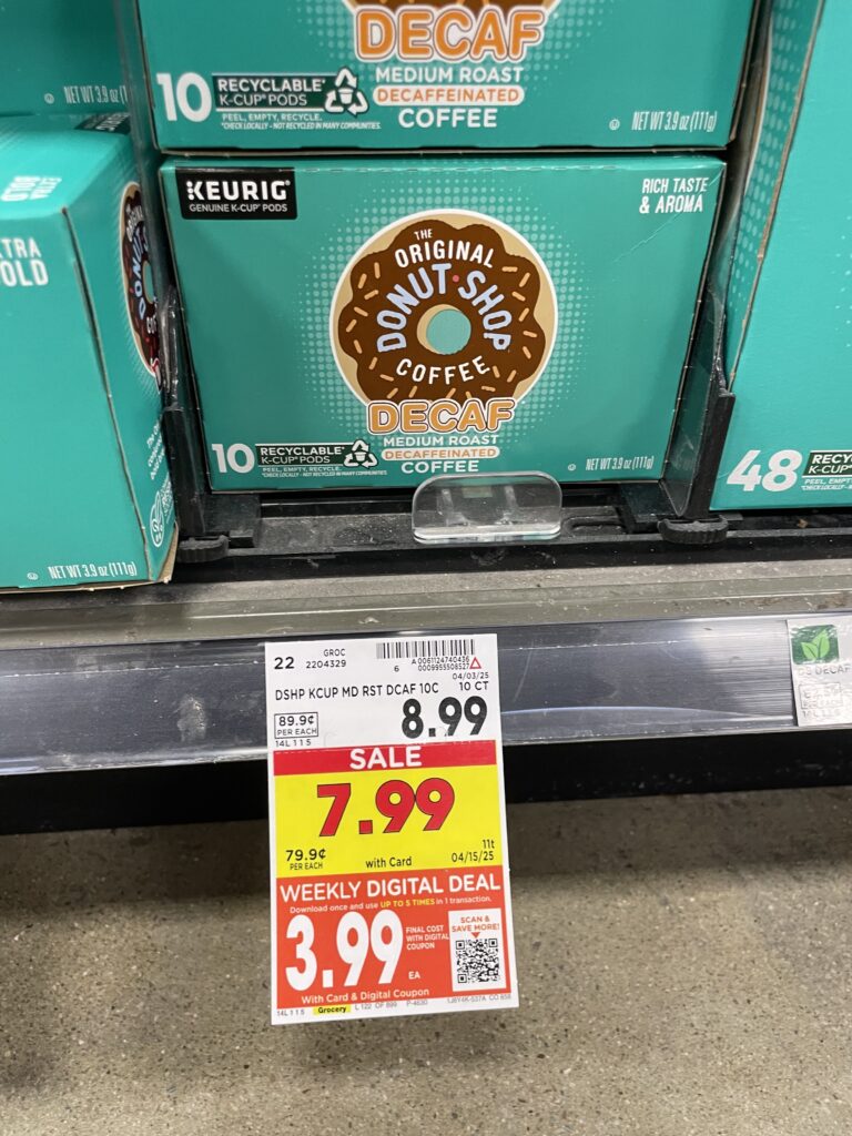 coffee kcups kroger shelf image (1)