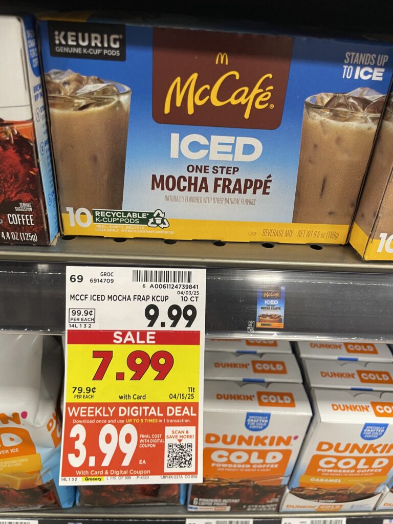 coffee kcups kroger shelf image (1)