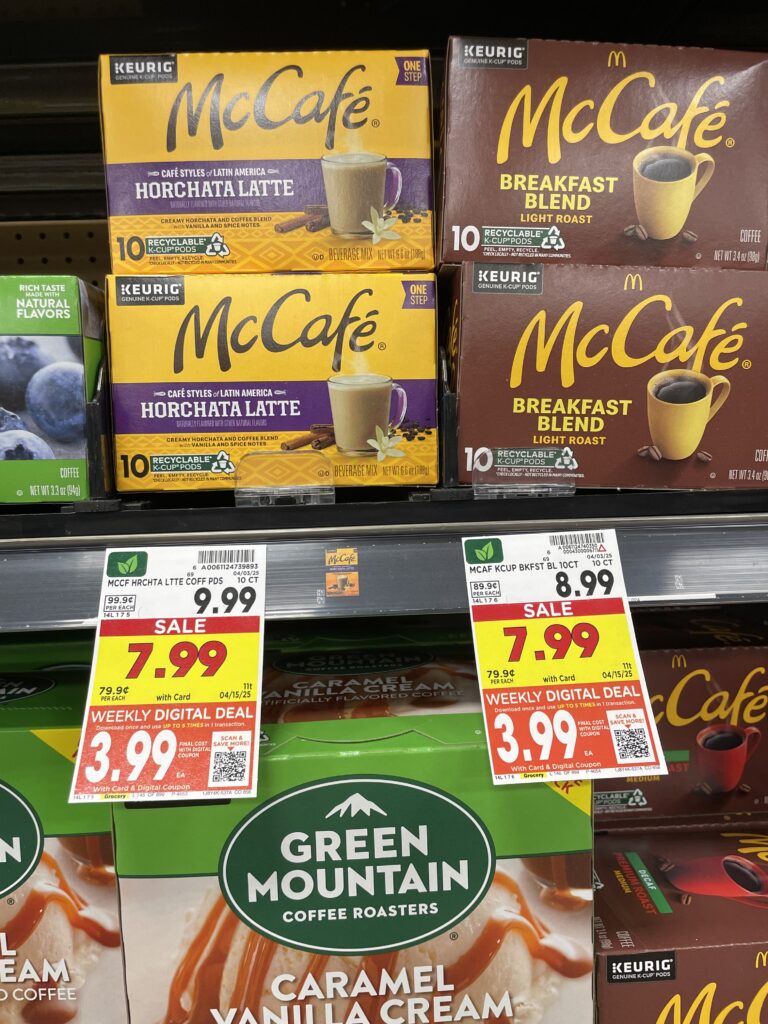 coffee kcups kroger shelf image (1)