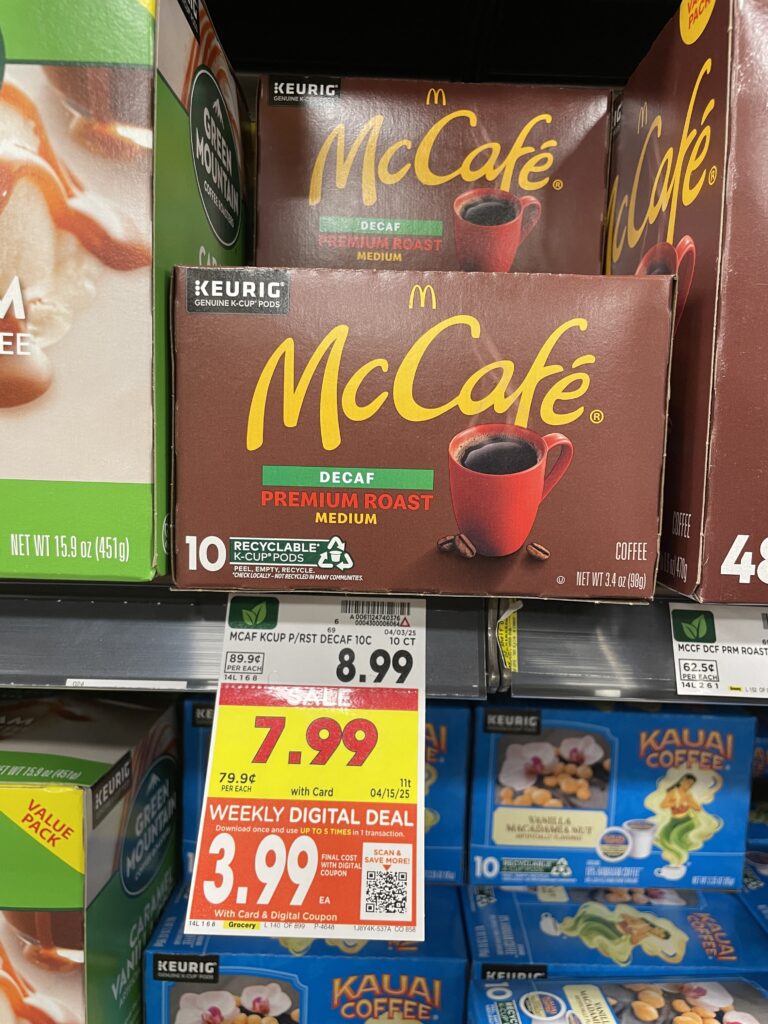 coffee kcups kroger shelf image (1)