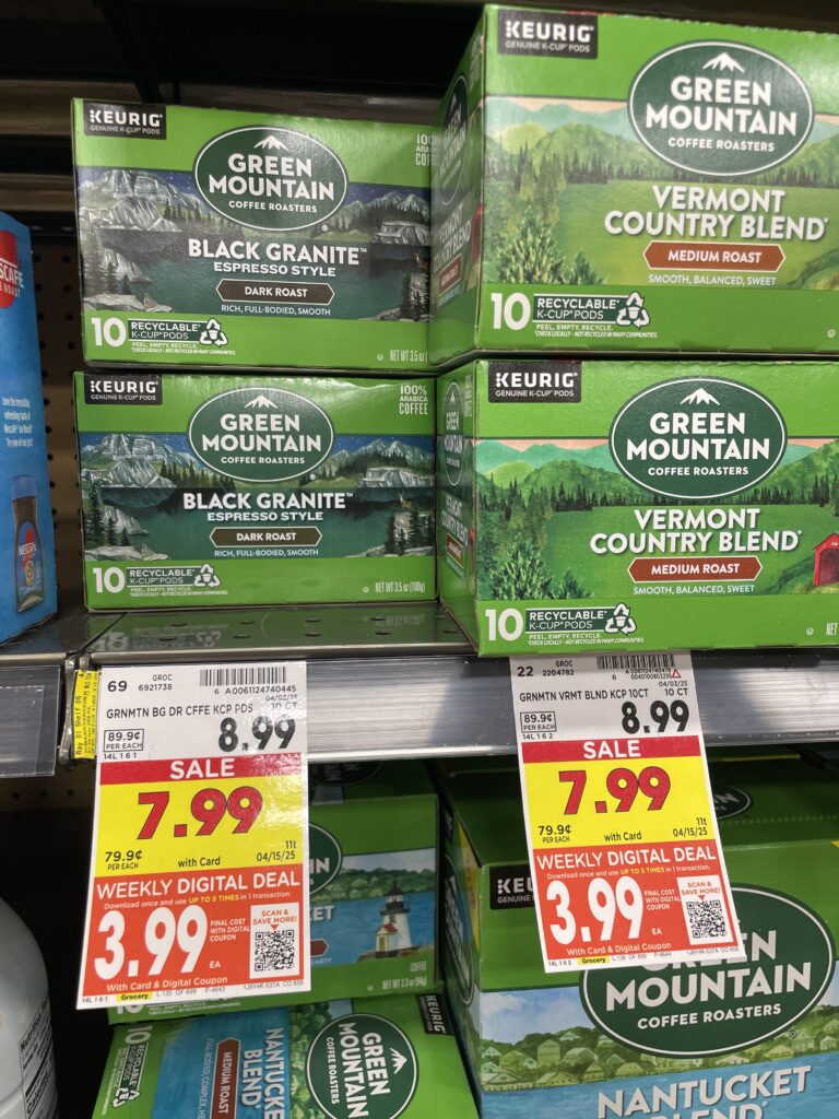 coffee kcups kroger shelf image (1)