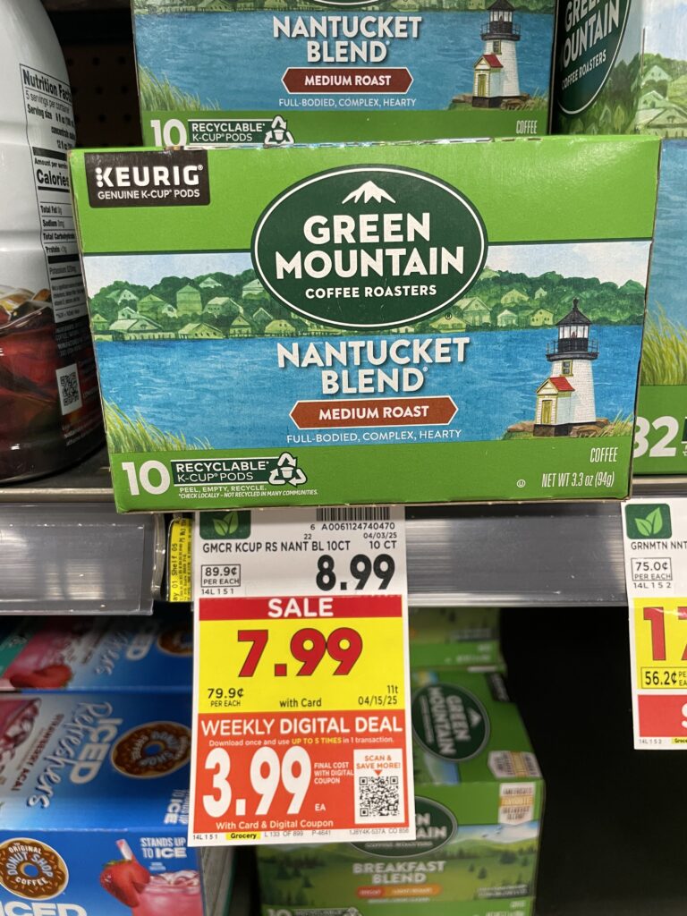 coffee kcups kroger shelf image (1)