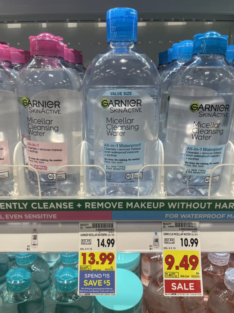garnier micellar water kroger shelf image (1)