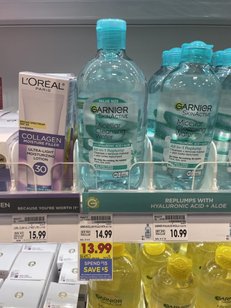 garnier micellar water kroger shelf image (1)