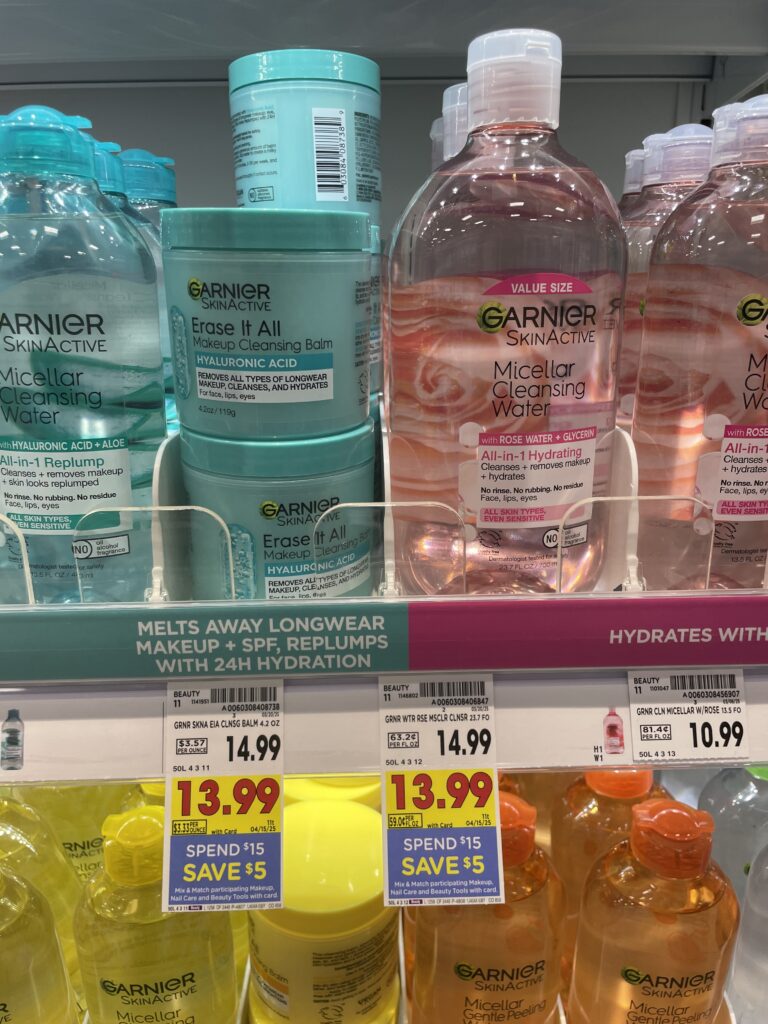 garnier micellar water kroger shelf image (1)