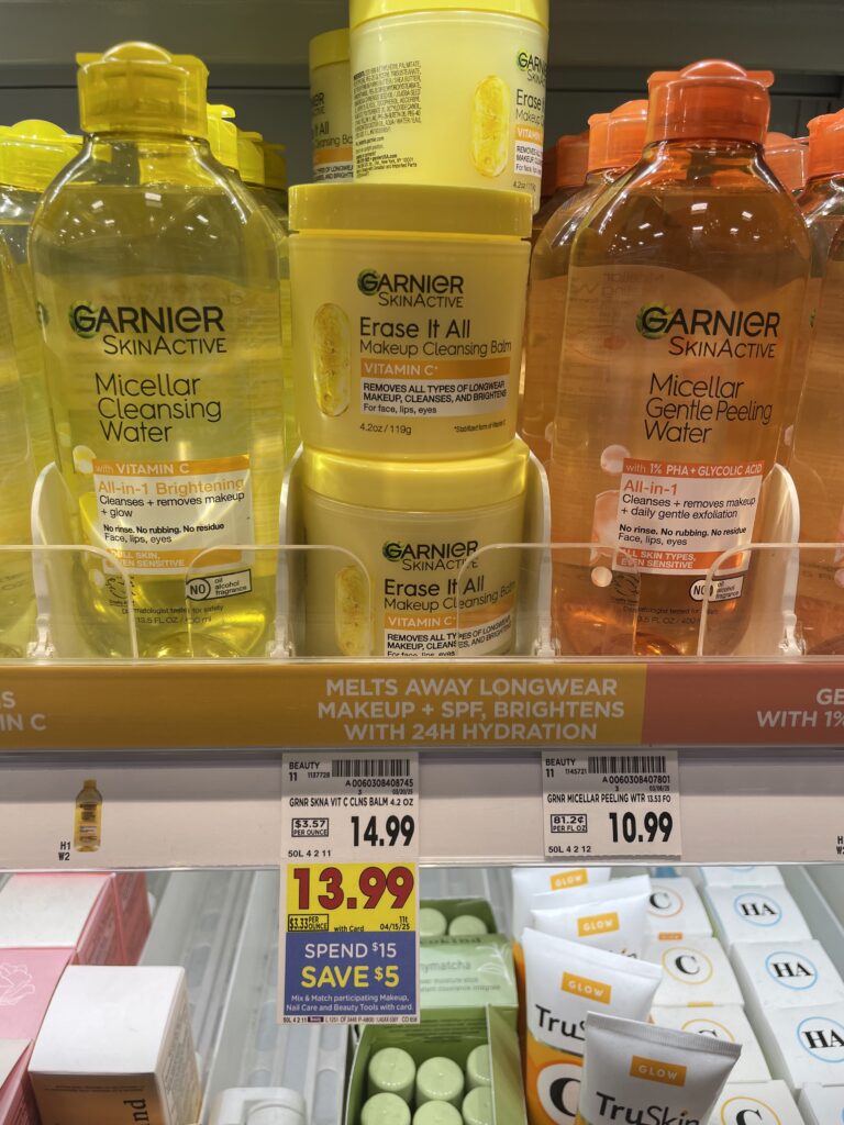 garnier micellar water kroger shelf image (1)