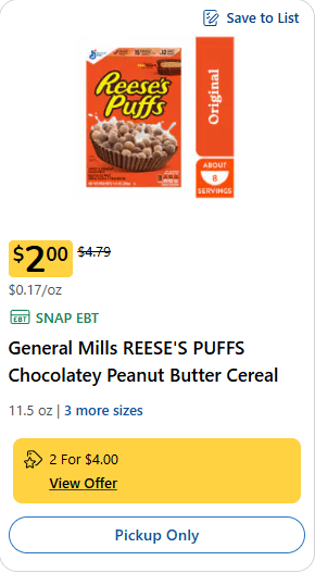 gm cereal kroger price image 2
