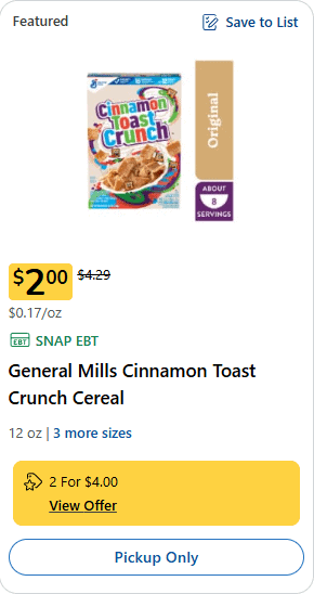 gm cereal kroger price image 2